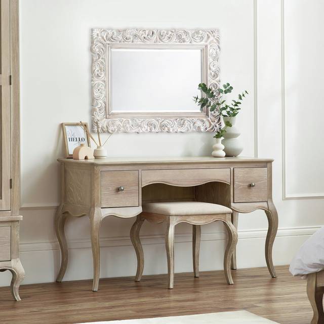 Julian Bowen Camille Dressing Table And Stool, Brown