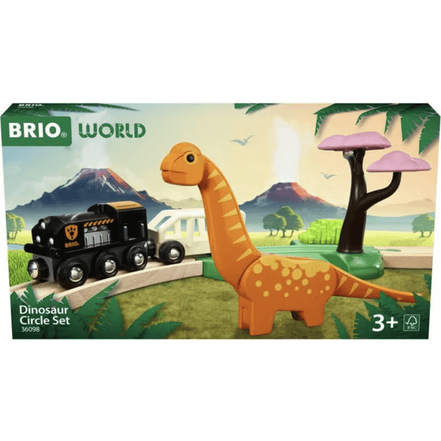 BRIO Cirkelsæt Med Dinosaur |Multi/patterned |One Size