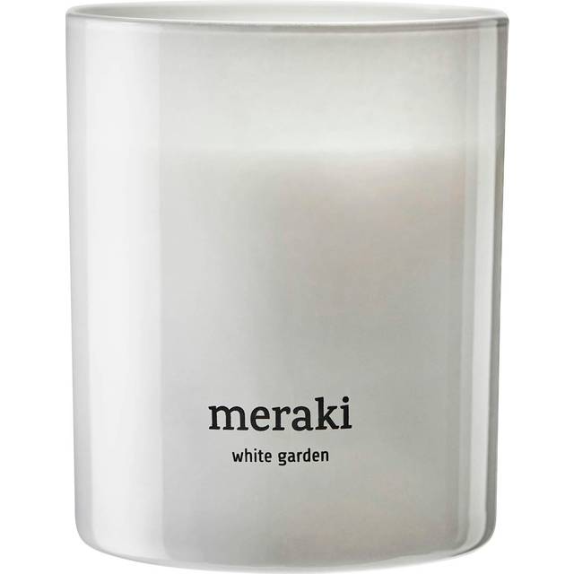 Meraki White Garden Duftlys 200g