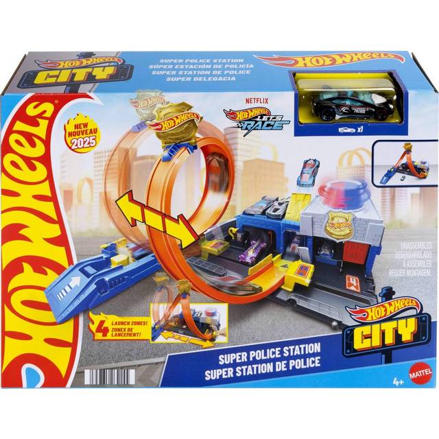 Hot Wheels City Super Police Station - One Colour