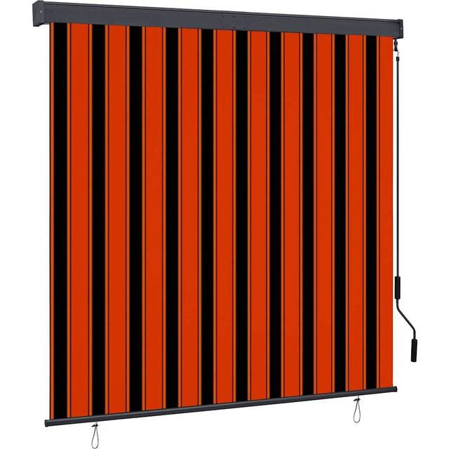 vidaXL Outdoor Roller Blind 160x250 cm Orange and Brown