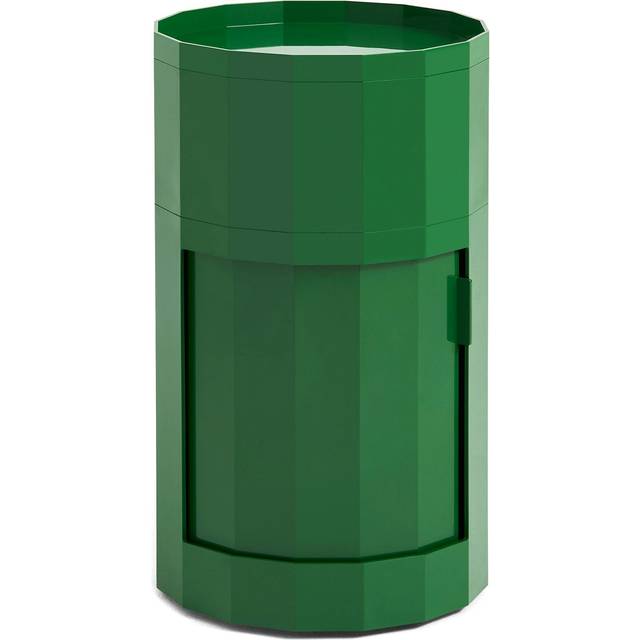 HAY - Facet Side Table incl. Feet & Castors High Spinach Green