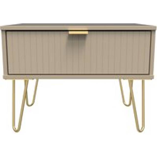 Ready Assembled 2 U Bexley 1 Drawer Wide Side Table (Ready Assembled) in Light Brown