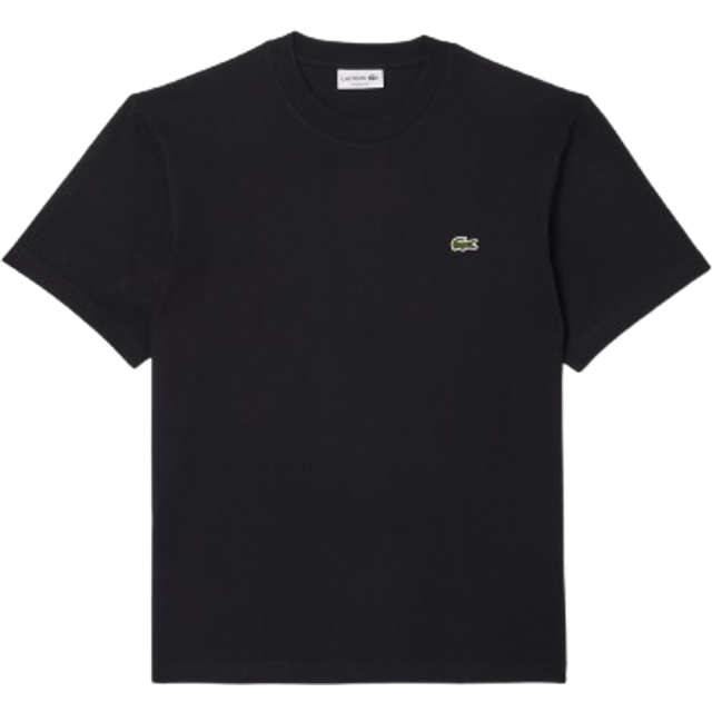 Men's Lacoste Mens Classic Fit Cotton Jersey T-Shirt - Black 031 - Size: 38