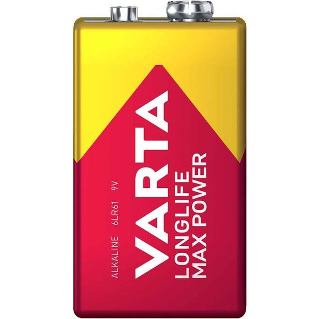 Varta Longlife Max Power 9V-batteri (1pk)