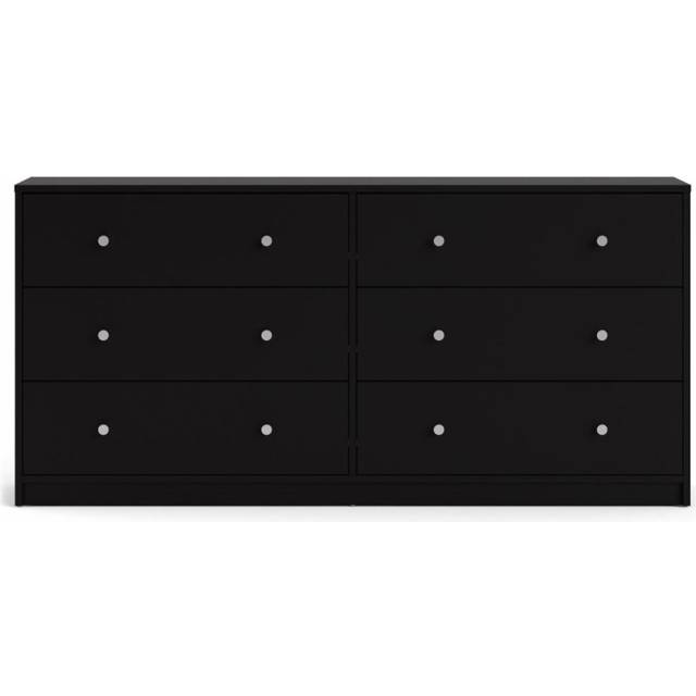 Furniture To Go May 6 Drawer Black Chest of Drawers