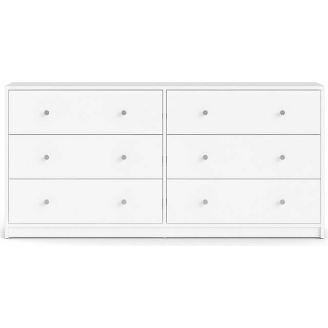 Furniture To Go May 6 Drawer White Chest of Drawers