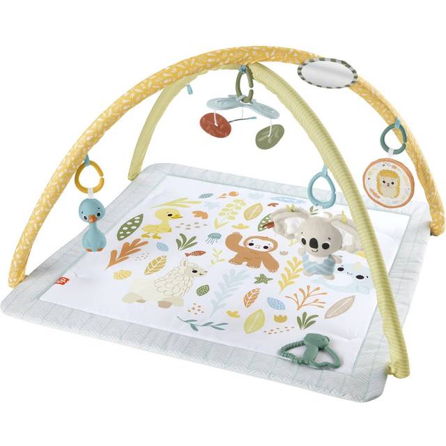 Fisher Price Simply Senses aktivitetsmatta med 6 tillbehör