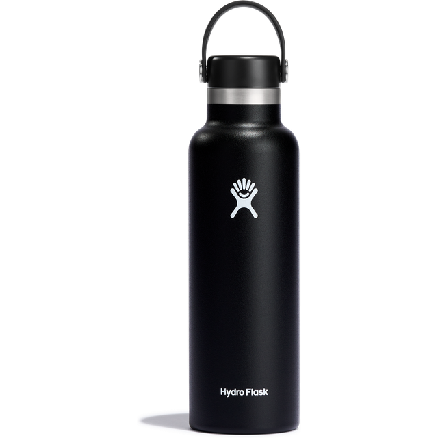 Hydroflask 21oz (621ml) Standard Mouth - Black - One Size