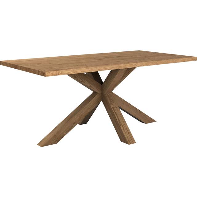 John Lewis Thornton Fixed Solid Oak Dining Table, Straight Edge, Natural Oil