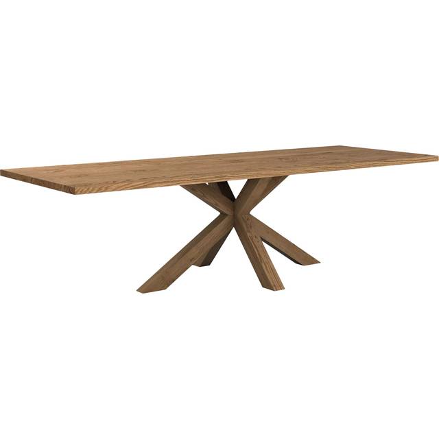 John Lewis Thornton Fixed Solid Oak Dining Table, Straight Edge, Natural Oil