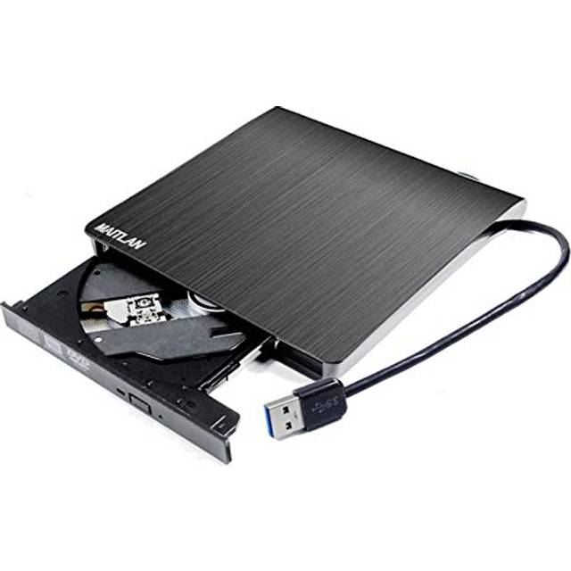 Bärbar USB 3.0 extern DVD CD ROM-spelare optisk enhet, för MSI Gaming Laptop GL GL63 GL65 GL73 GL75 9sdk Trident 3 X C Plus stationär PC-dator, allt-i-ett popup 8X DVD-R/RW 24X CD-R-läsare