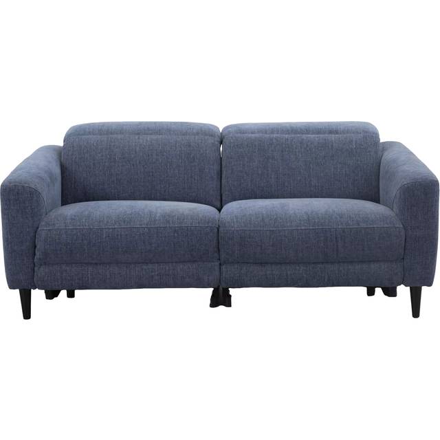 John Lewis Glide Large 3 Seater Recliner Sofa, Navy Chenille