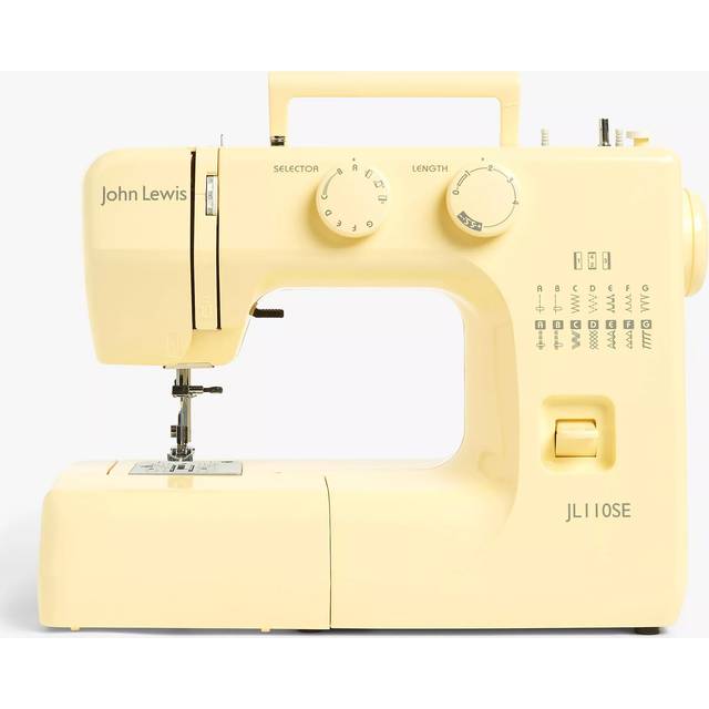 John Lewis JL110 Sewing Machine, Yellow