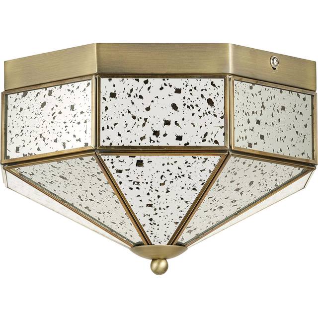 John Lewis Romy Flush Mount Ceiling Light, Glass