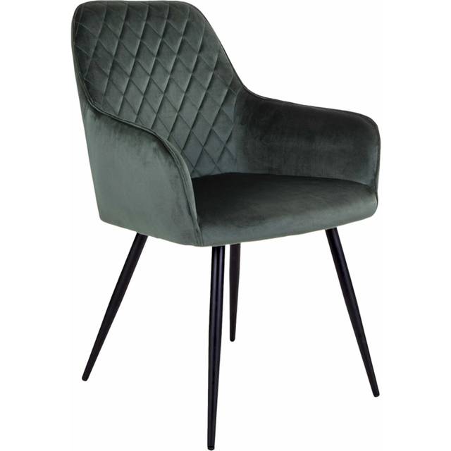 House Nordic Harbo Velvet Green Kitchen Chair 87cm 2pcs