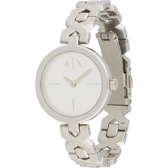 Armani Exchange Ladies Silver Stainless Steel Bracelet Watch