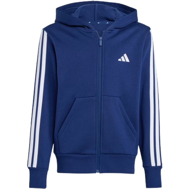 Full zip hoodie for kids adidas Essentials - Bleu - 15/16 years