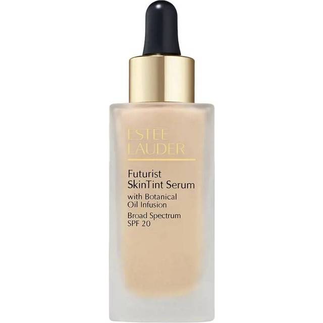 Estée Lauder Futurist SkinTint Serum FoundationWith Botanical Oil Infusion SPF 20 plejende foundation SPF 20 Skygge 0N1 Alabaster 30 ml