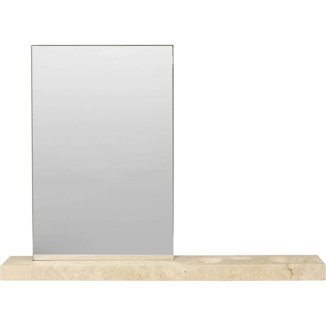 ferm LIVING Caseta Travertine 32 cm Bordspejl