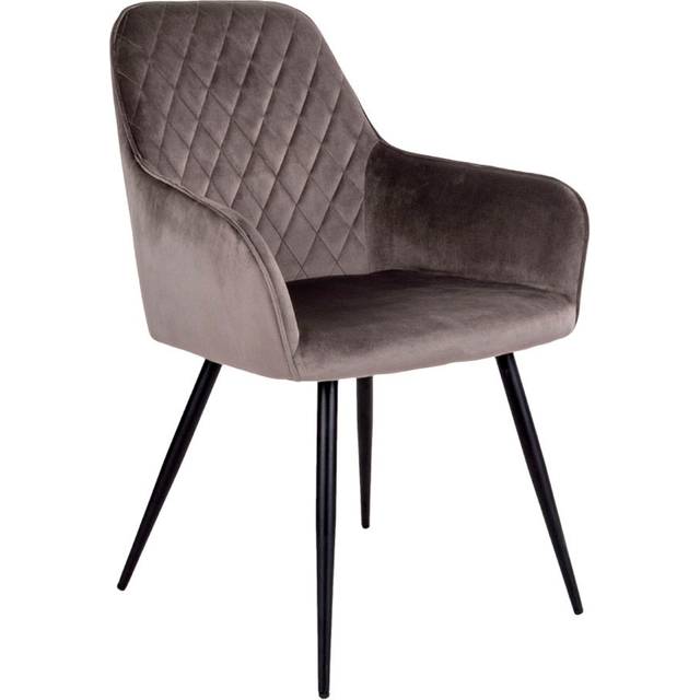 House Nordic Harbo Spisebordsstol Mushroom Velour Sæt 2 Stk Køkkenstol 87cm 2stk