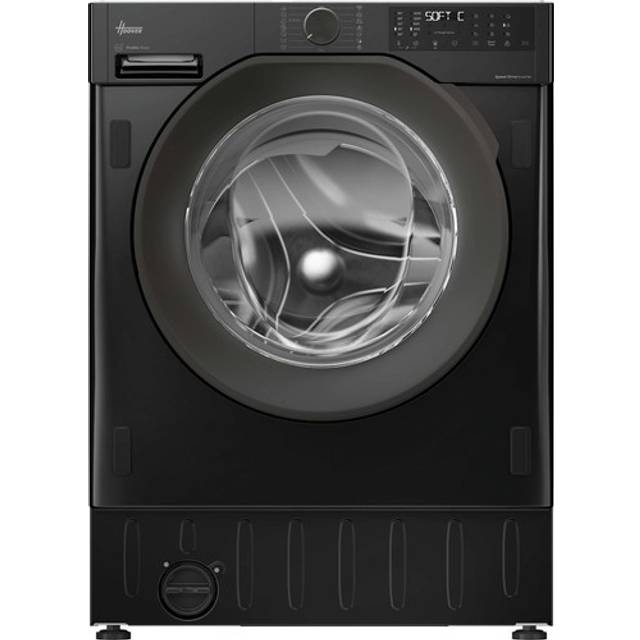 Hoover BH4S696M6DR9B-80 Wifi Connected Integrated 9Kg / 6Kg Washer Dryer with 1600 rpm - Black / Anthracite, A Rated [Wash Only]