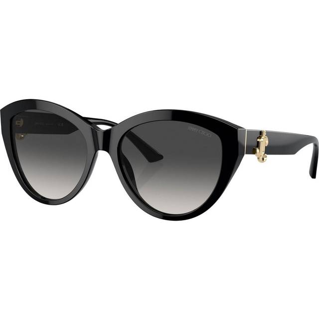 Jimmy Choo JC 5007 50008G, BUTTERFLY Sunglasses, FEMALE, available with prescription - Black
