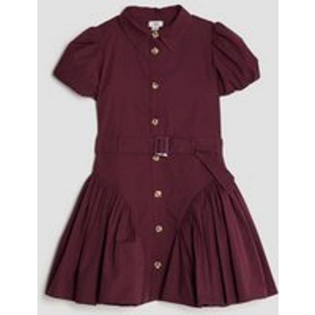 River Island River Island Purple Puff Sleeve Prom Shirt Dress