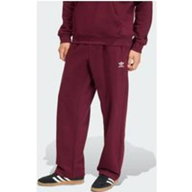 ESSENTIAL OPEN HEM LOOSE Joggers - Maroon
