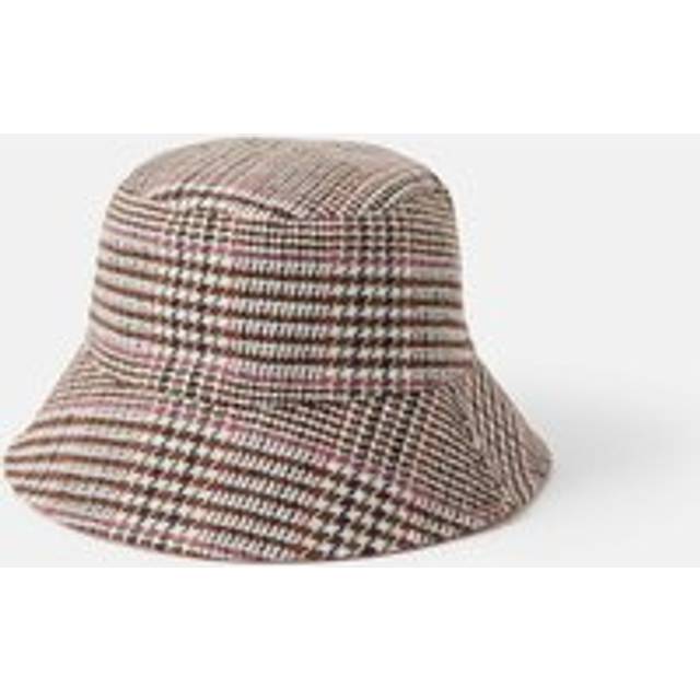 Red Check Print Bucket Hat - Accessorize - One Size
