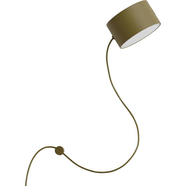 Post Wall Lamp, Brown Green