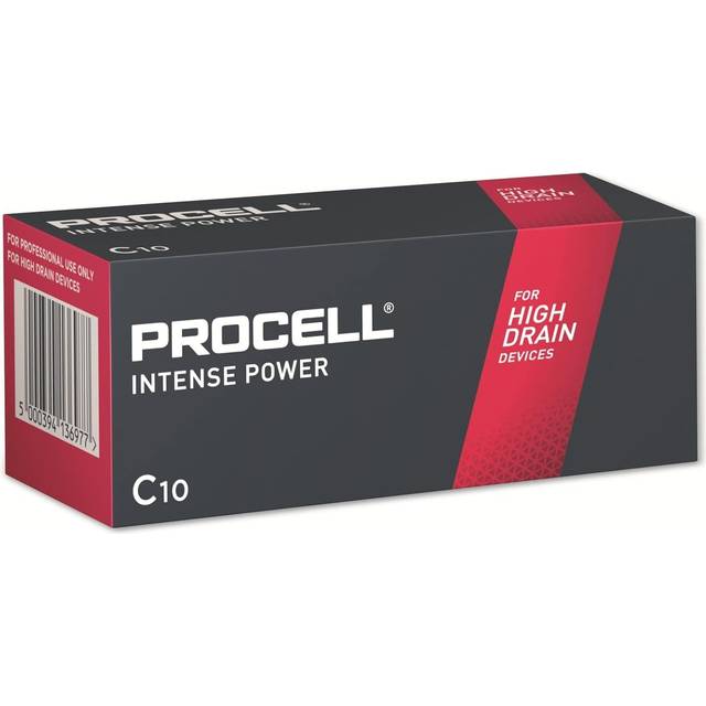Procell Duracell C Intense Alkaline Battery Lr14 Mx1400 1.5v Mezza Exp 2027