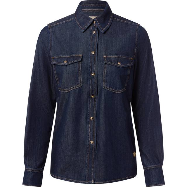 Mos Mosh Denim Shirt - Dark Blue