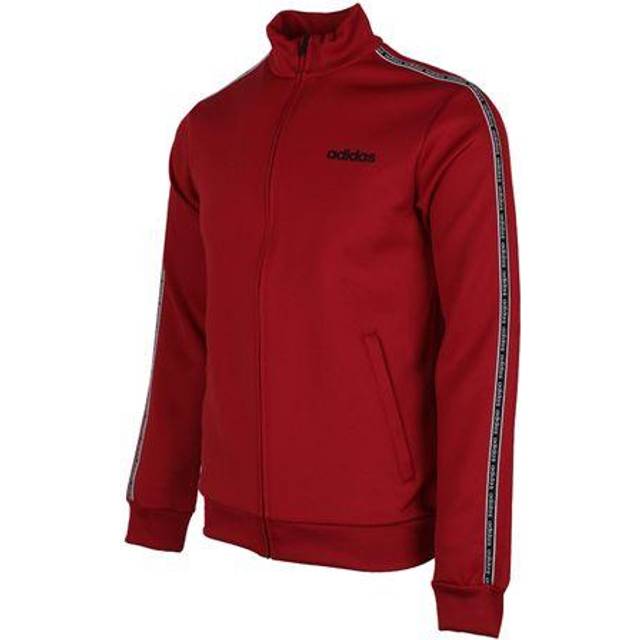 Adidas Athletic Fit Jacket Men Outerwear Red EJ9673 L