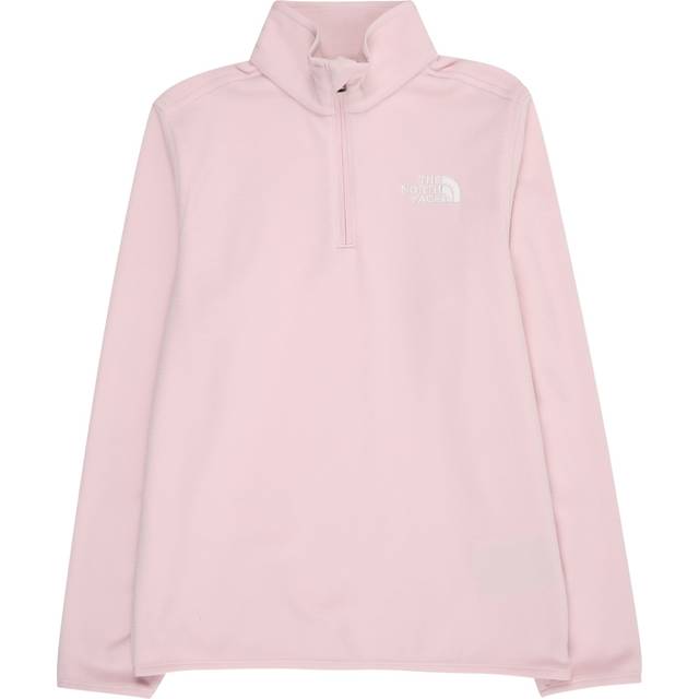 The North Face - Teen's Glacier 1/4 Zip Pullover - Fleece jumper size S, pink