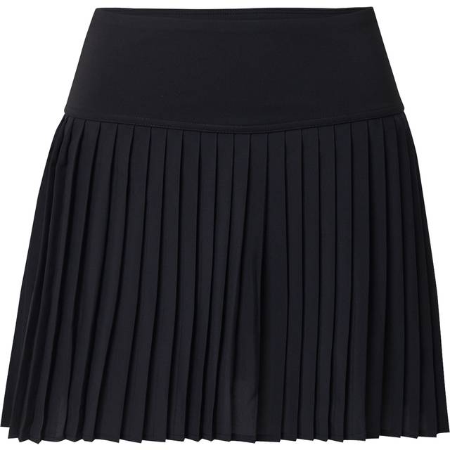 Hot Shot Pleated Skirt Womens black M Fabletics (M)