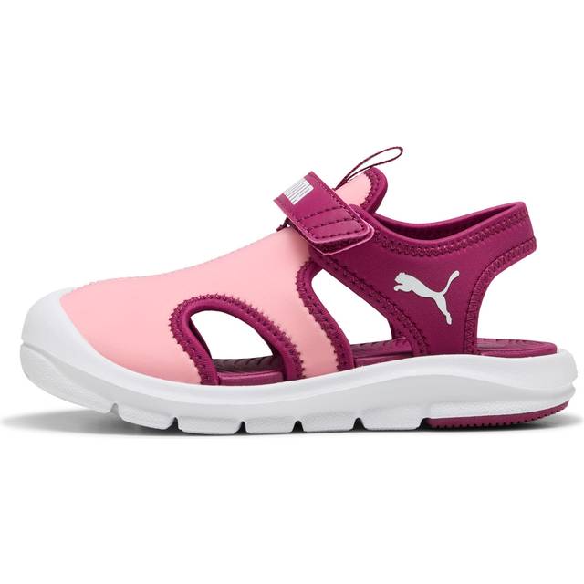 PUMA Fun Racer Sandals Toddler, Shoes, Pinkscape/Berry/White, 19