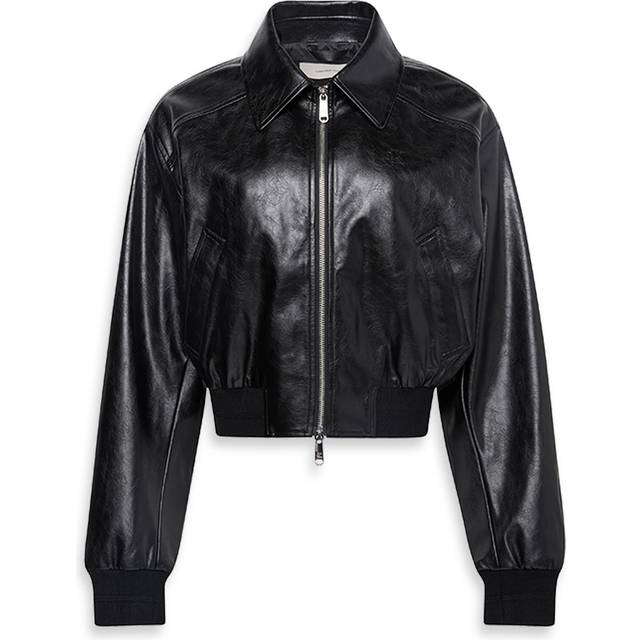 Jacket Calvin Klein Jeans A-Cropped Crinkle Jacket Black S (S)