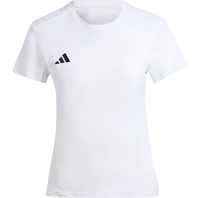 adidas Womens Running Adizero T-Shirt - White, White, Size M, Women