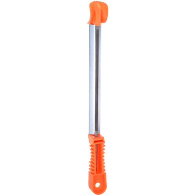 Chainsaw File, 11/64 Round Rasp Chrome Steel With Sharpening Guide Handle