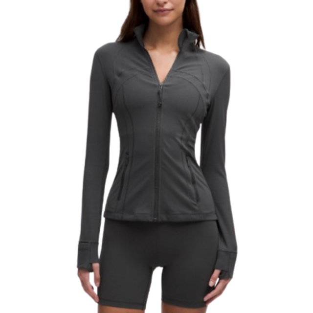 lululemon – Women's Define Jacket Nulu – Color Grey – Size 8 - Graphite Grey - 4