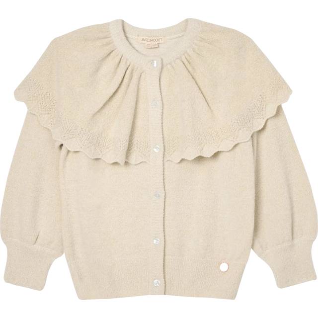 Angel & Rocket Kids' Cape Collar Cardigan, Ivory