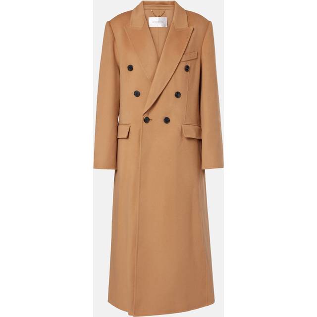 Victoria Beckham Wool and cashmere coat - brown (UK 10)