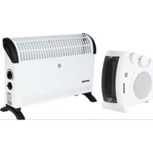Geepas 2000W Convection Heater & Fan Heater Combo Set - One Size