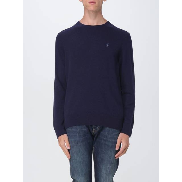 Polo Ralph Lauren Logo Wool Sweater - Blue - M