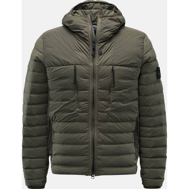 Stone Island-Seamless Tunnel Nylon Down-Tc Puffer Jackets Verde-Uomo - XL