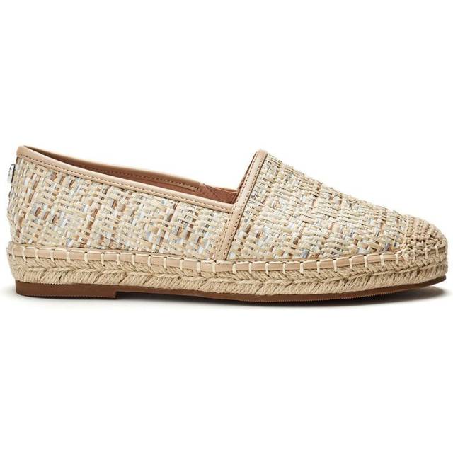 Moda In Pelle 'helio' Raffia Loafers In Metallics - 4