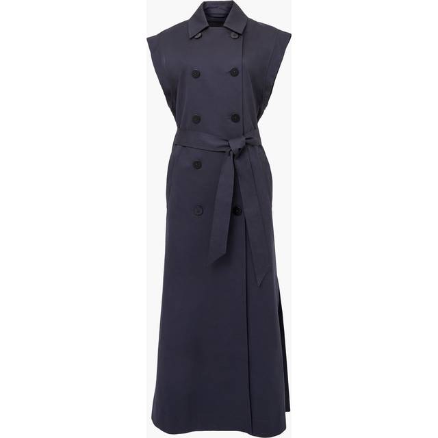 French Connection Danby Sleeveless Longline Silhouette Trench Coat