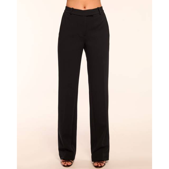 Doug Straight-Leg Pants - BLACK - 4