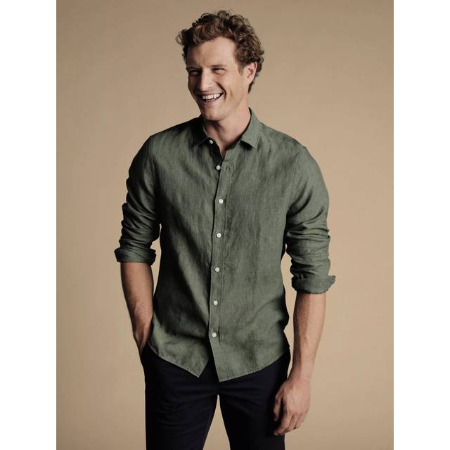 Charles Tyrwhitt Slim Fit Linen Shirt